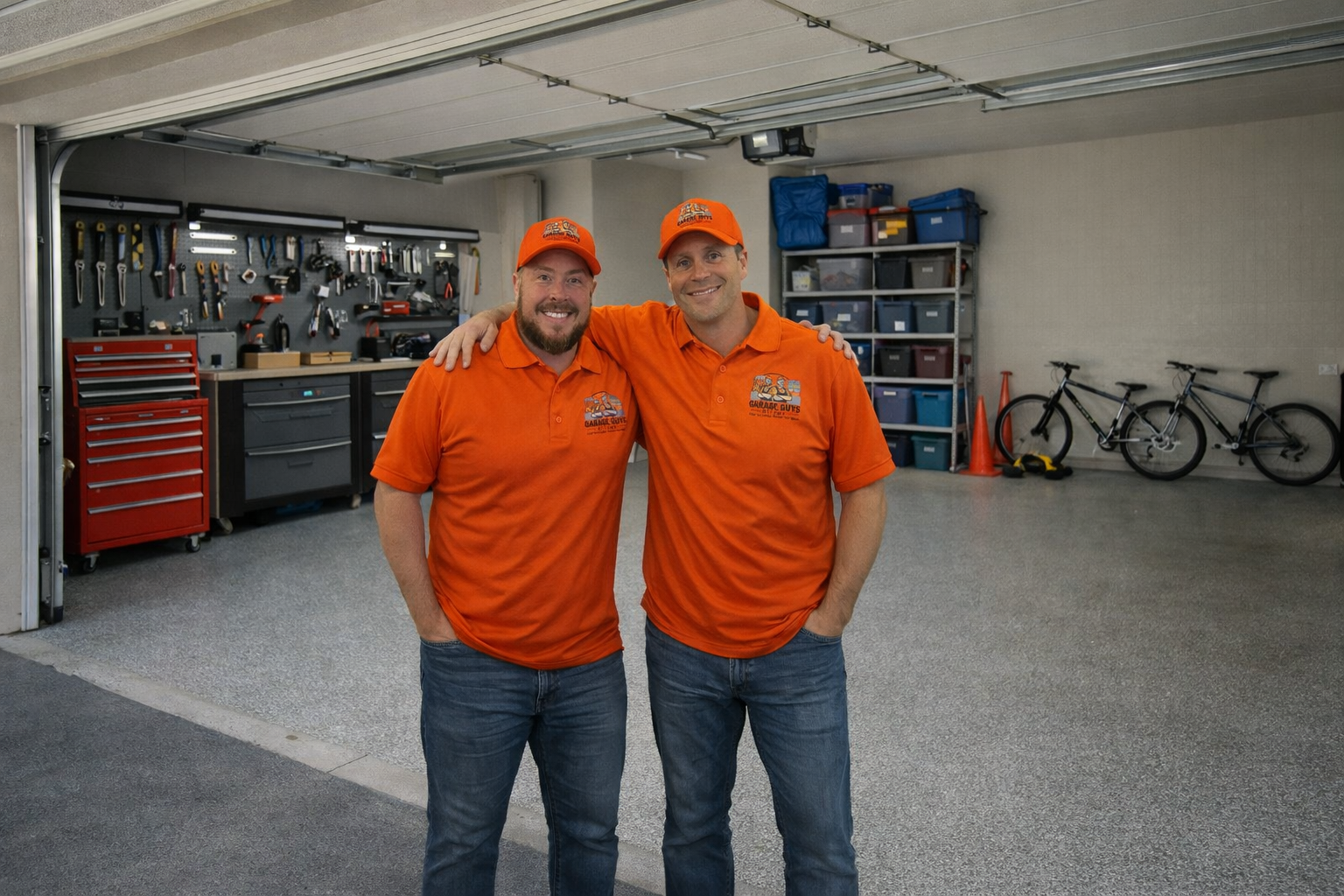 Ryan and Rob, founders of Garage Guys Ottawa